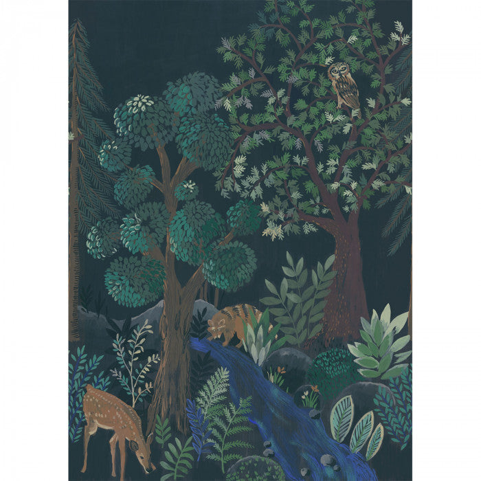 Blue Forest Wallpanel (La Forêt Collection)