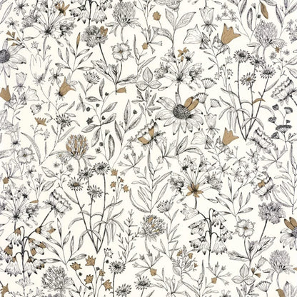 Jardin De Giverny Wallpaper - Blanc Noir