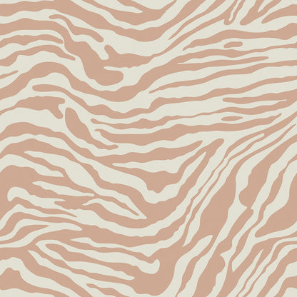 Date Night - Custom Sized Wallpaper Mural (per m2) - Dusty Orange