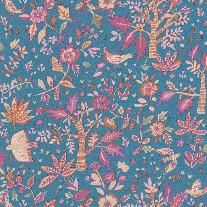 Sample - Echappee Wallpaper - Bleu celeste