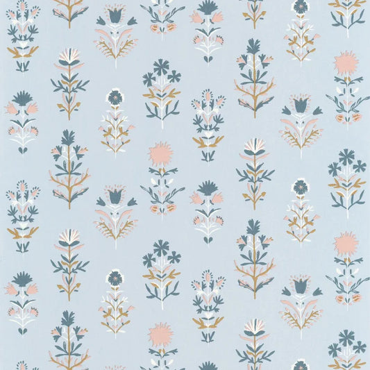Charmes Wallpaper - Bleu Horizon - Discontinuing