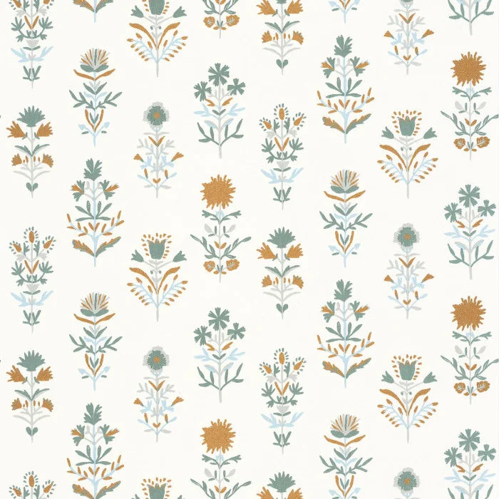 Charmes Wallpaper - Vert Opaline