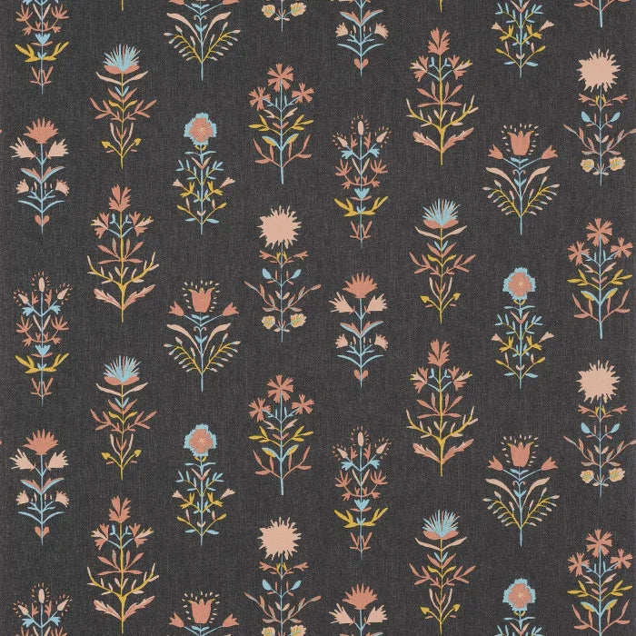 Sample - Charmes Wallpaper - Noir Guepier