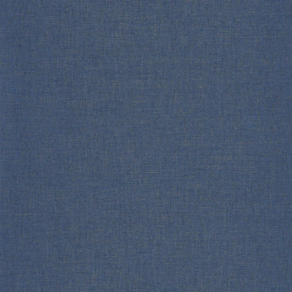 Uni Metallise/Irise Wallpaper - Bleu Jean Cuivre