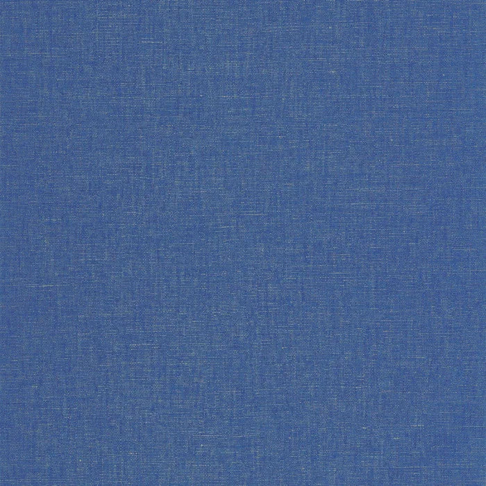 SAMPLE - Uni Metallise/Irise Wallpaper - Bleu electrique dore