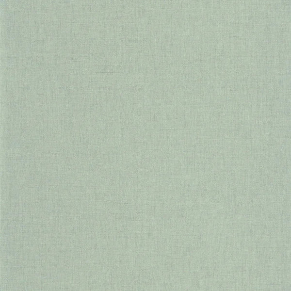 Sample - Uni Metallise/Irise Wallpaper - Vert Amande Dore