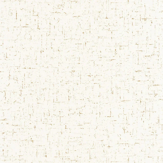 Gaze Metal Wallpaper - Blanc Or