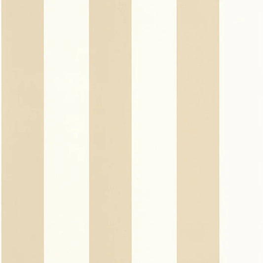 Wide Lines Wallpaper - Beige