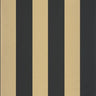 Wide Lines Wallpaper - Black Gold