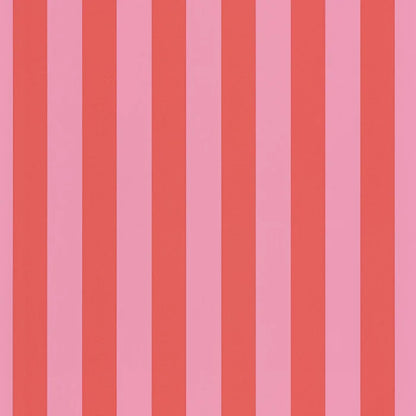 Little Lines Wallpaper - Rose Corail