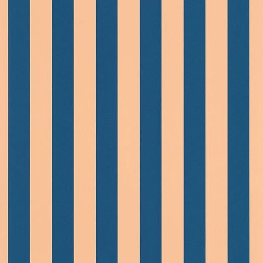 Little Lines Wallpaper - Bleu Nude