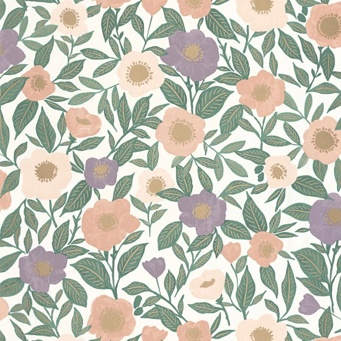 Sample - Lucky Wallpaper - Rose Violet