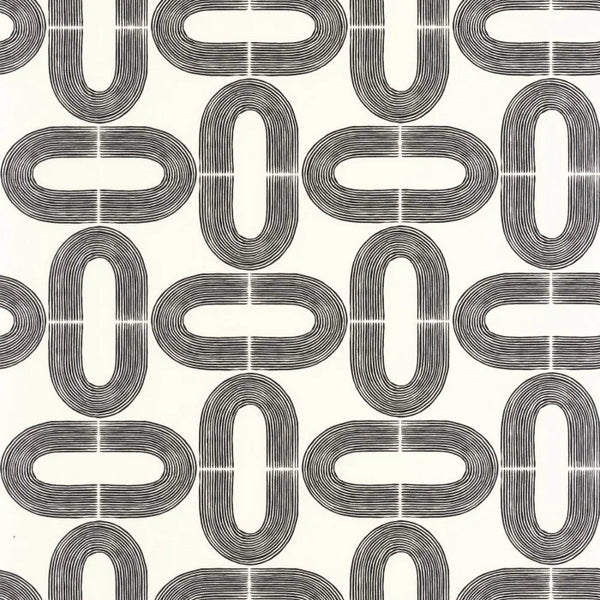 Sample - Comete Wallpaper - Blanc Noir