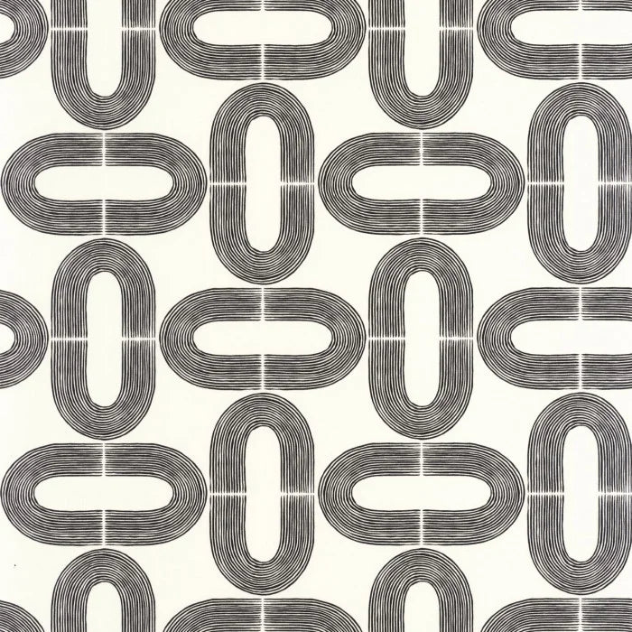 Sample - Comete Wallpaper - Blanc Noir