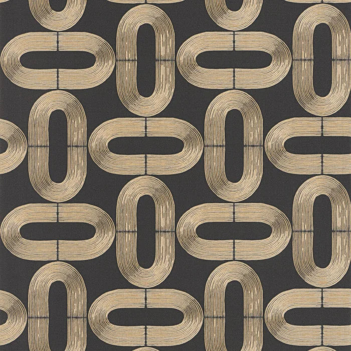 Sample - Comete Wallpaper - Noir Dore