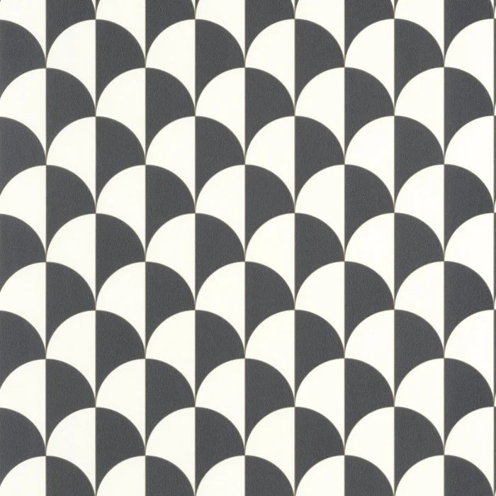 Sample - Sundown Wallpaper - Blanc Noir