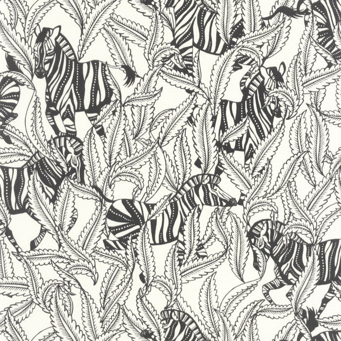 Hiding Zebra Wallpaper - 2 Colours
