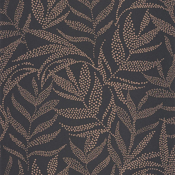 Sauvage Wallpaper - Noir Cuivre