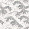 Waves Wallpaper - Blanc Noir