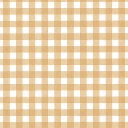 Victoria Gingham Wallpaper - Brun