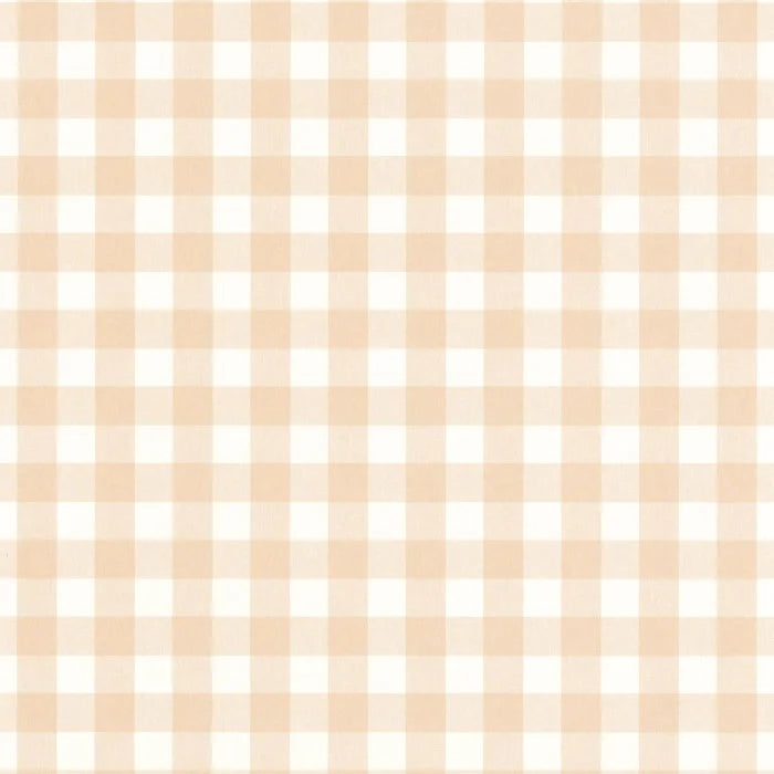 Victoria Gingham Wallpaper - Rose pale