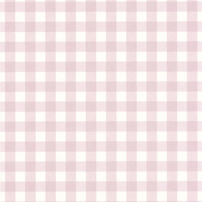 Victoria Gingham Wallpaper - Parme