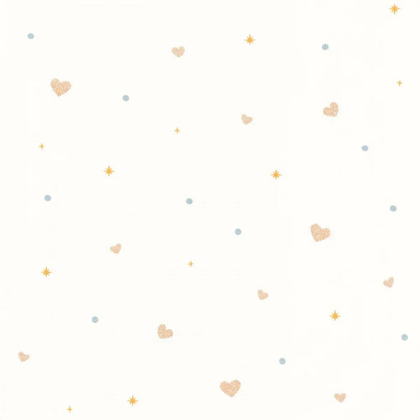 Sample - Estelle Wallpaper - Blanc Multico