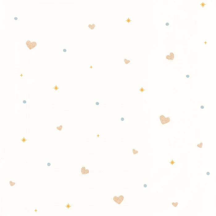 Sample - Estelle Wallpaper - Blanc Multico