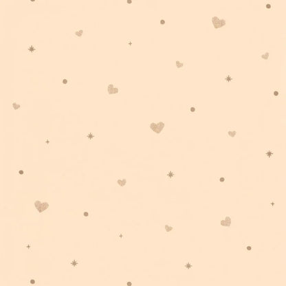 Estelle Wallpaper - Rose Or