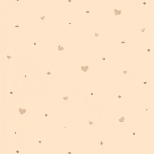 Estelle Wallpaper - Rose Or
