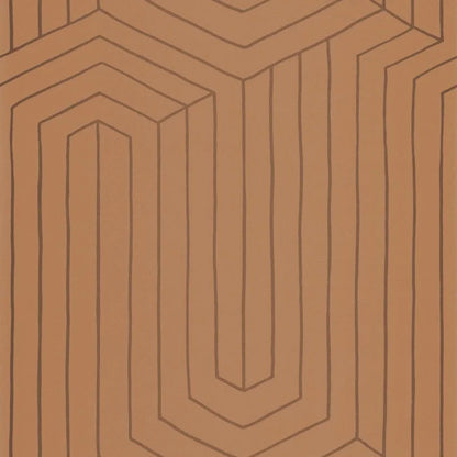 Infini Wallpaper - Camel Cuivre