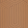Infini Wallpaper - Camel Cuivre