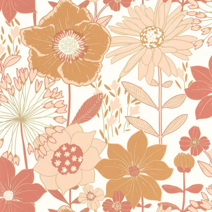 Sample - Immensite Wallpaper - Rose Or