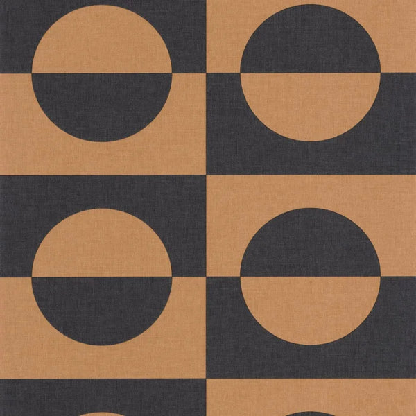 Sample - Etendu Wallpaper - Noir Beige