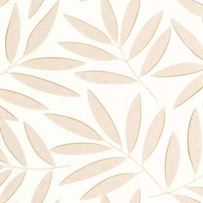 Portee Leaf Wallpaper - Beige Or