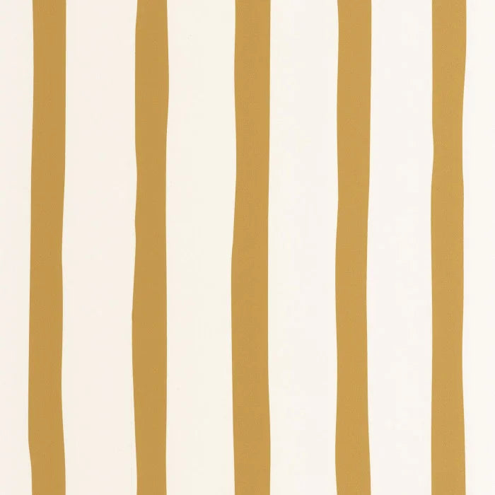 Sample - Barito Imperfect Stripes Wallpaper - Ochre