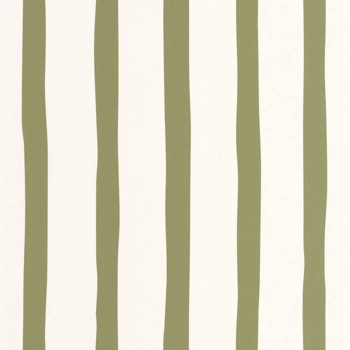 Sample - Barito Imperfect Stripes Wallpaper - Khaki