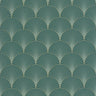 Prosperity Wallpaper - Vert Emeraude Dore