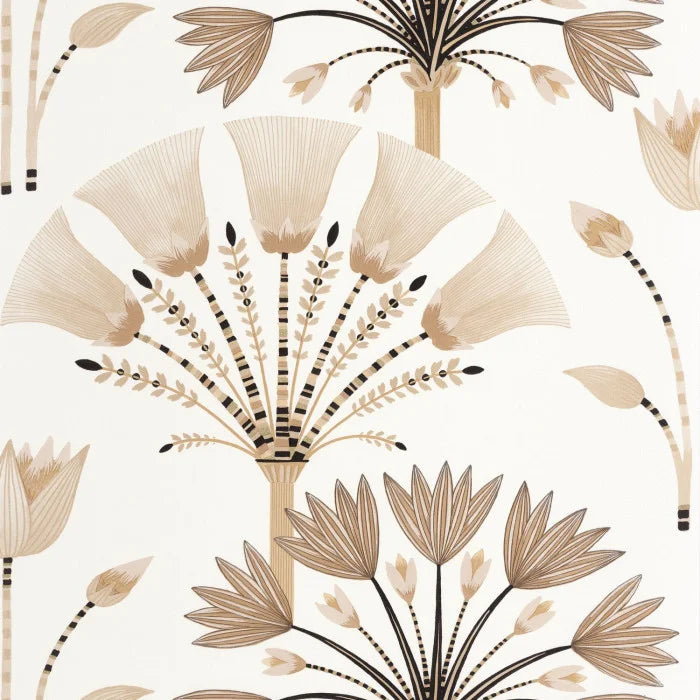 Sample - Majestic Wallpaper - Beige dore
