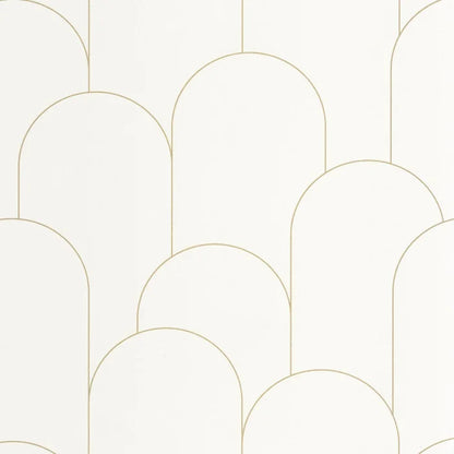 Ornament Wallpaper - Blanc dore