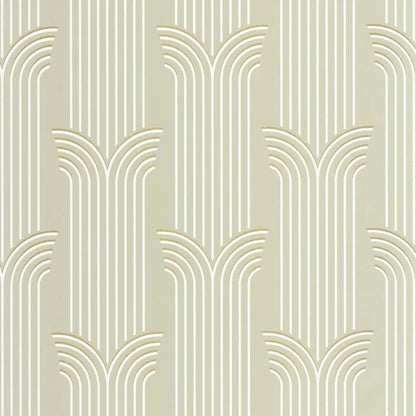 Glamour Wallpaper - Vert Amande Dore