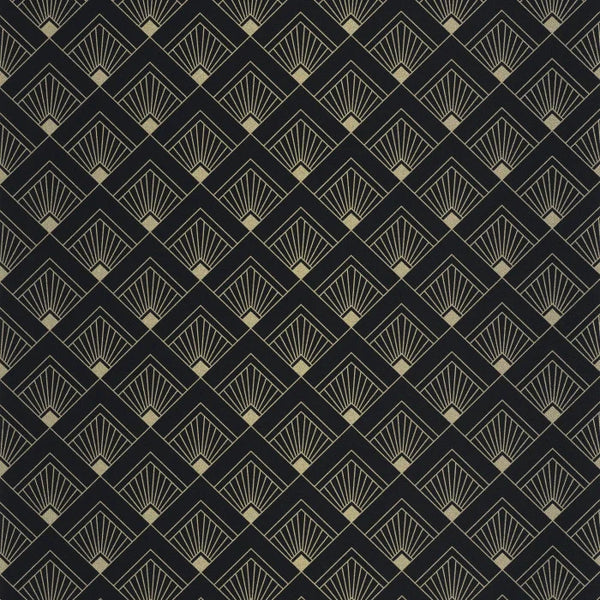 Sample - Effervescence Wallpaper - Noir Dore