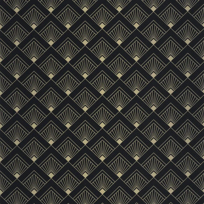Effervescence Wallpaper - Noir dore