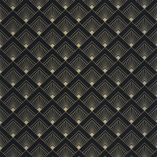 Effervescence Wallpaper - Noir dore