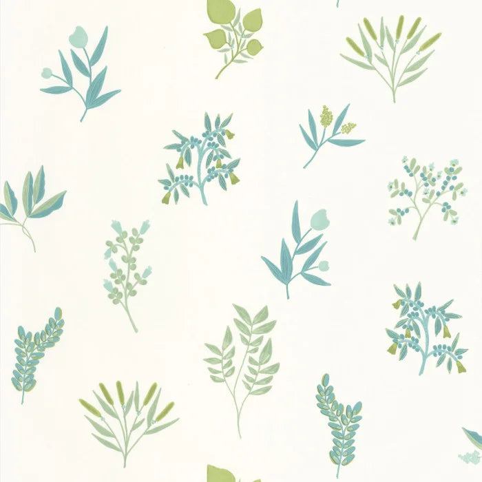 Sample - Luck Wallpaper - Vert d'eau