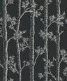 Woodlands Wallpaper - Noir (Black)