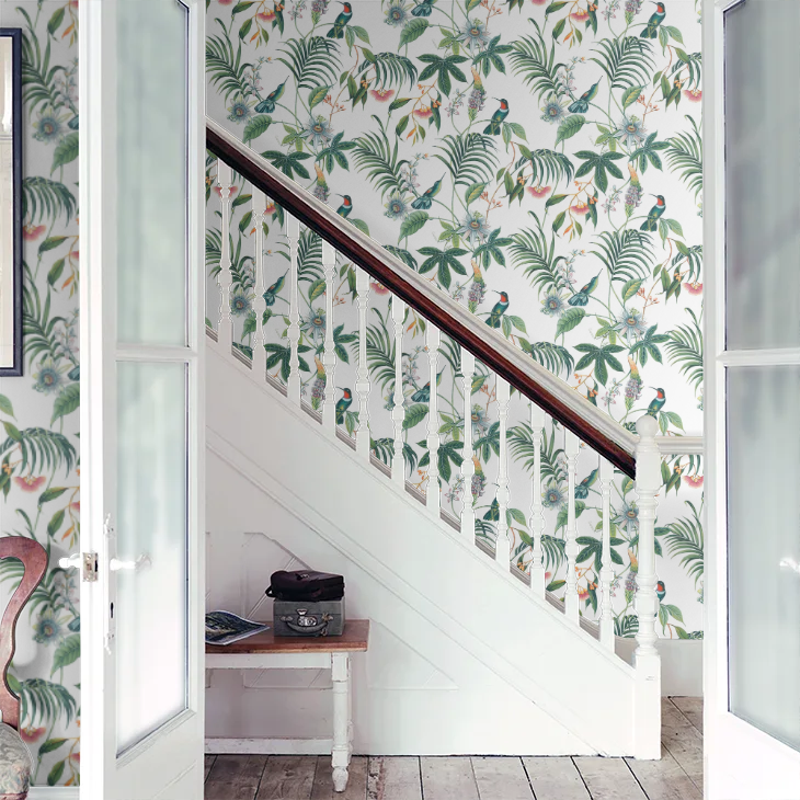 Adilah Wallpaper - White