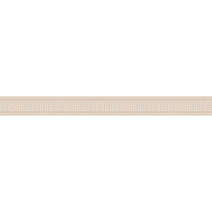 Graphic Meander Border - Beige - Self Adhesive