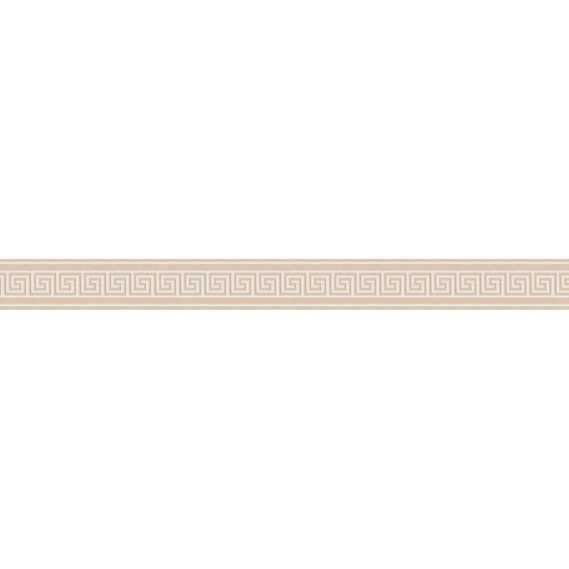 Graphic Meander Border - Beige - Self Adhesive