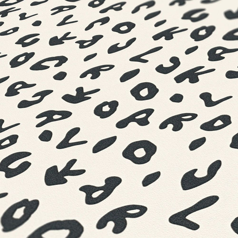 Leopard - Karl Lagerfeld Wallpaper - Black White